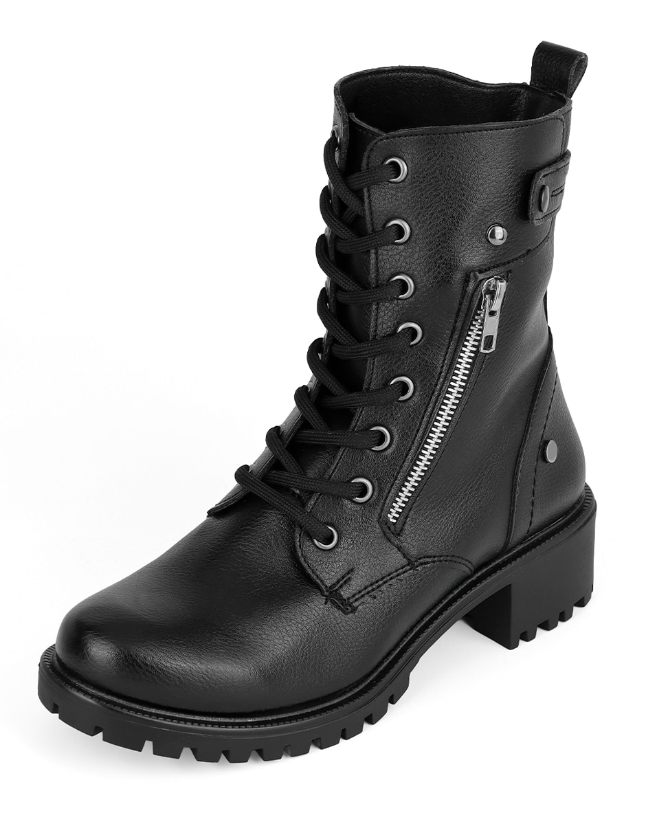 Bota arriba del tobillo rbvegano de piel para mujer 6