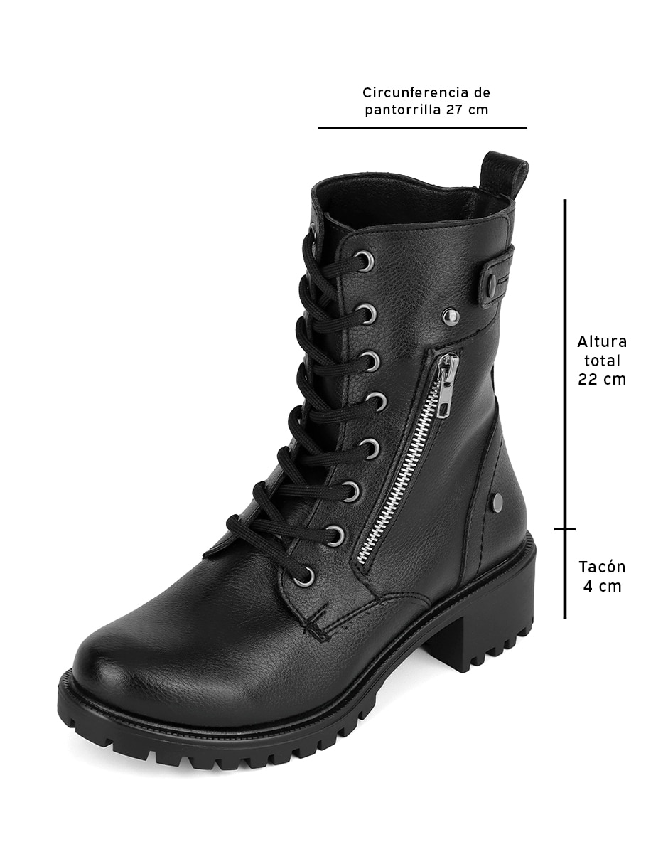 Bota arriba del tobillo rbvegano de piel para mujer 4