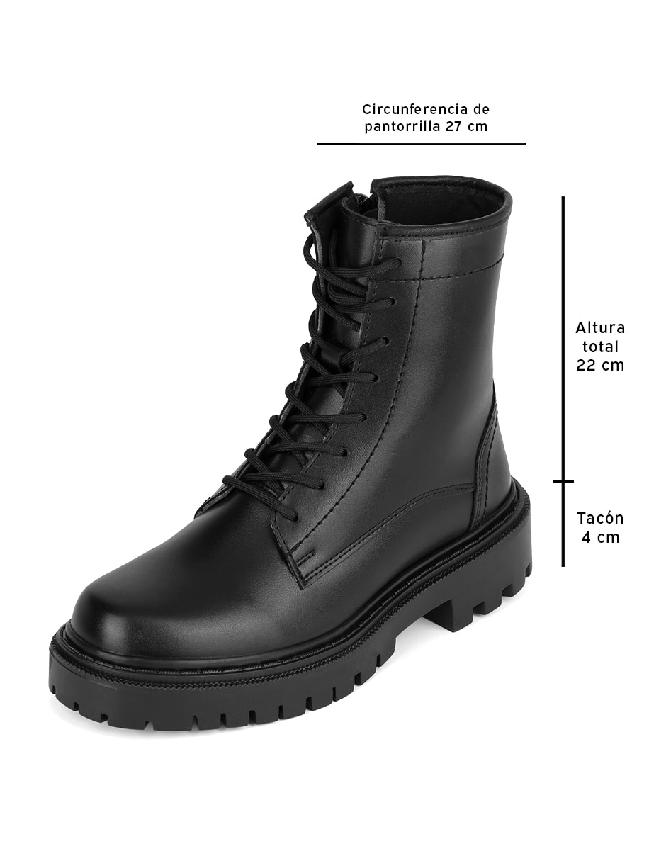 Bota arriba del tobillo rbvegano de piel para mujer 2