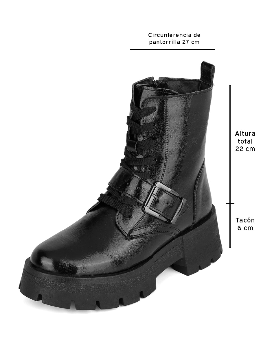 Bota arriba del tobillo rbvegano de piel para mujer 4