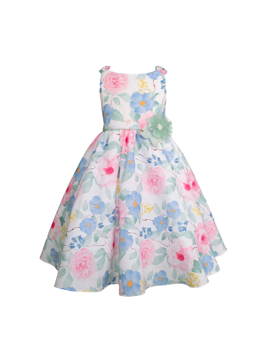 Vestido paris sin manga para niña 3