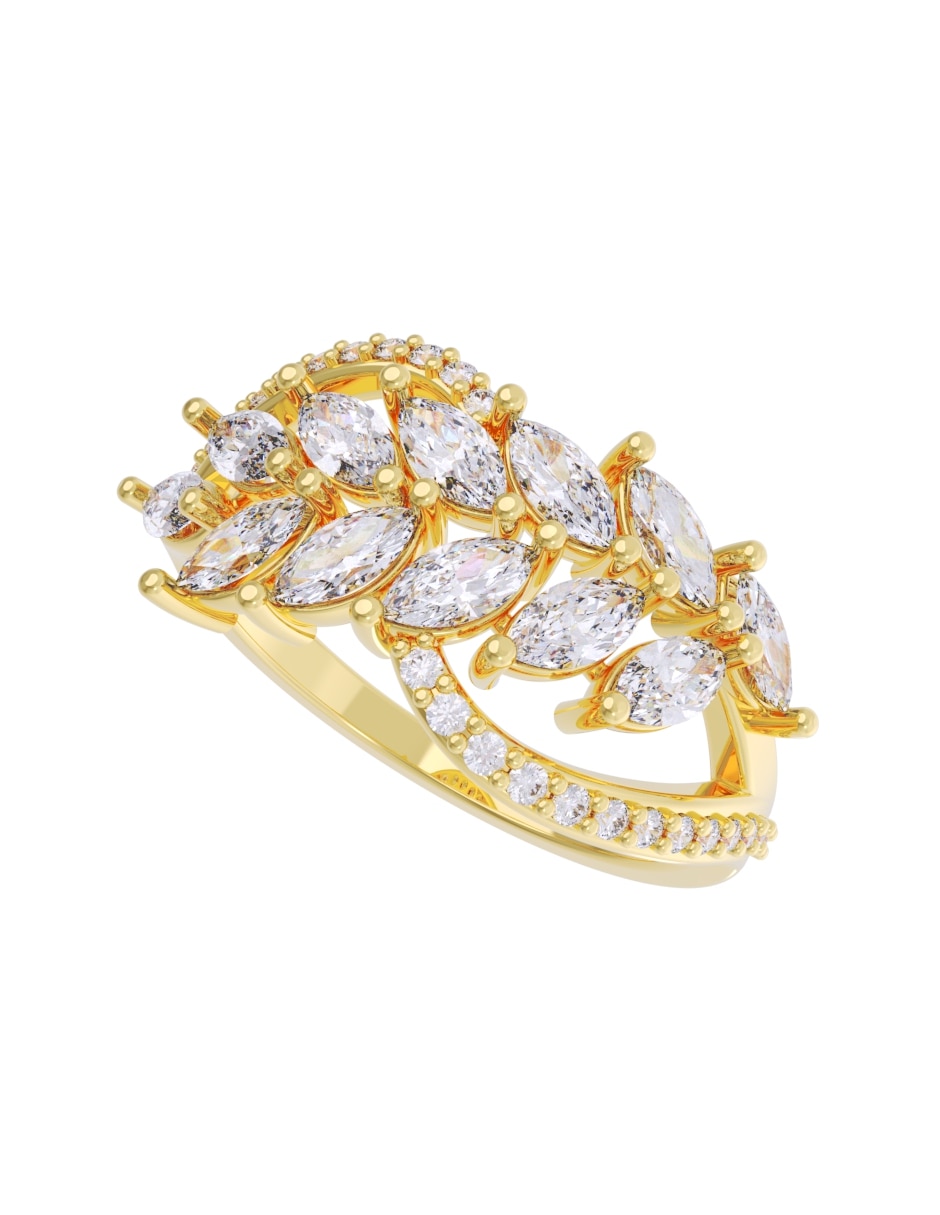 Churumbela de 10 k zirconia 2