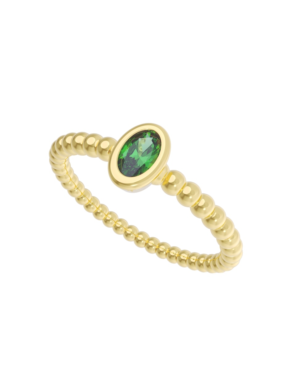 Churumbela de 10 k zirconia 2