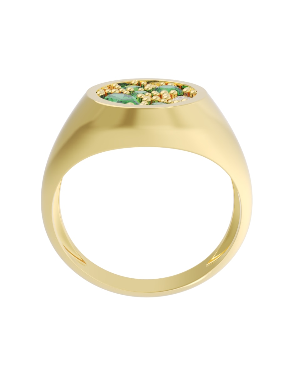 Churumbela de 10 k fonelli zirconia 4