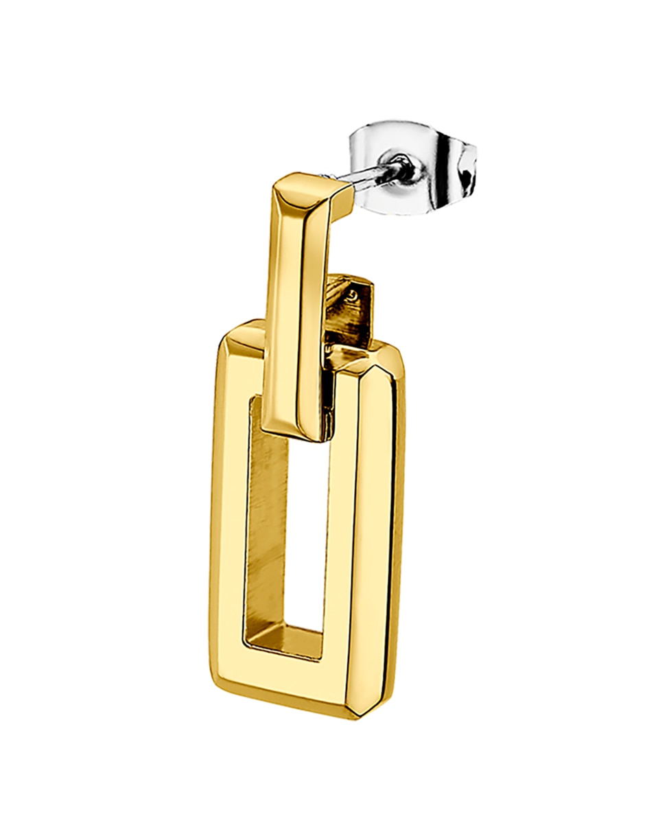 Arracadas urban de acero inoxidable con acabado brillante