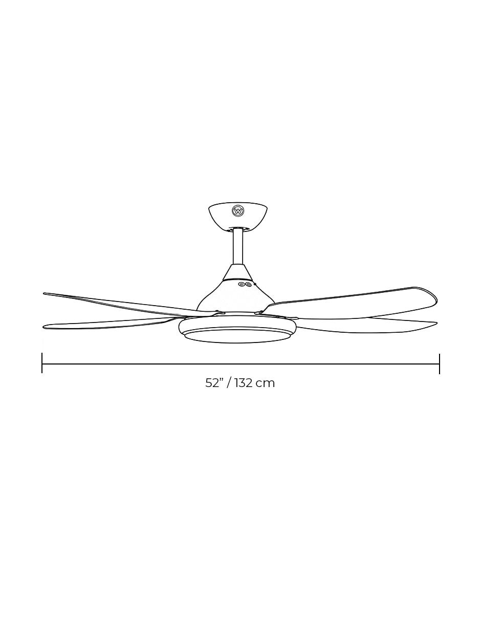 Ventilador de techo control 9