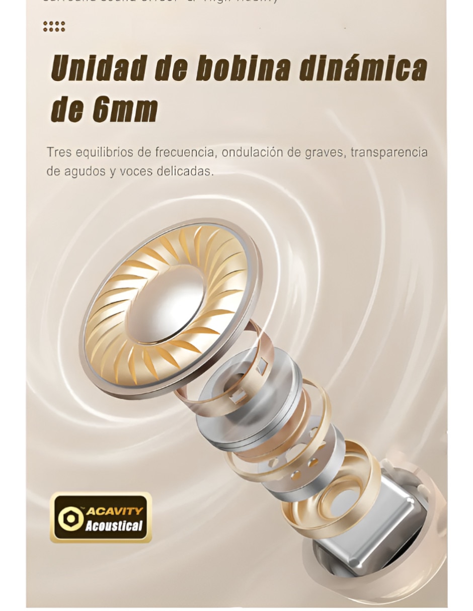 Audífonos in-ear inalámbricos con cancelación de ruido 3