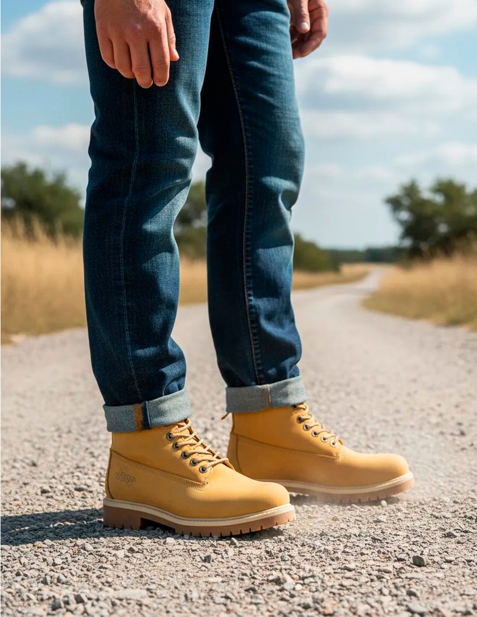 Bota de piel para hombre 8