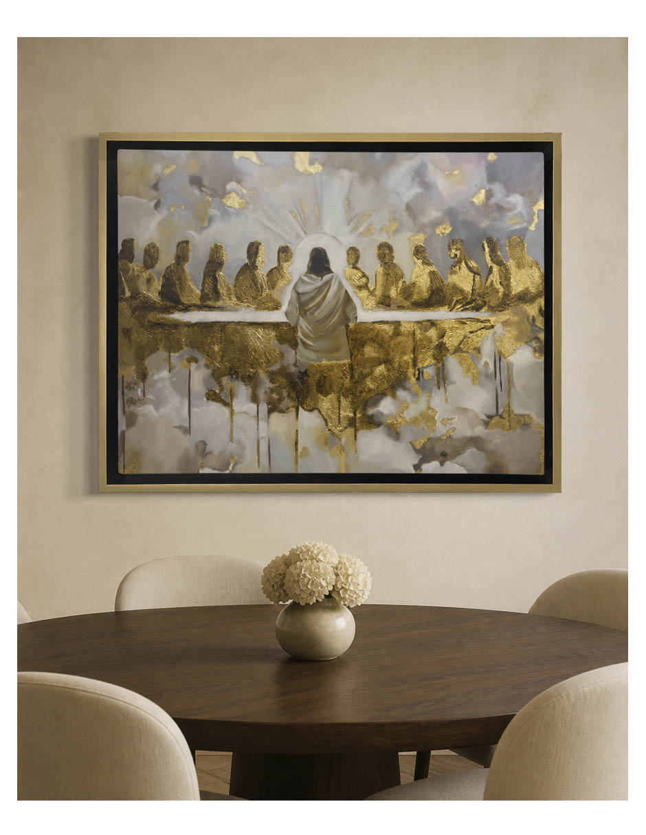 Pintura la mesa de la gracia técnica acrílico 2