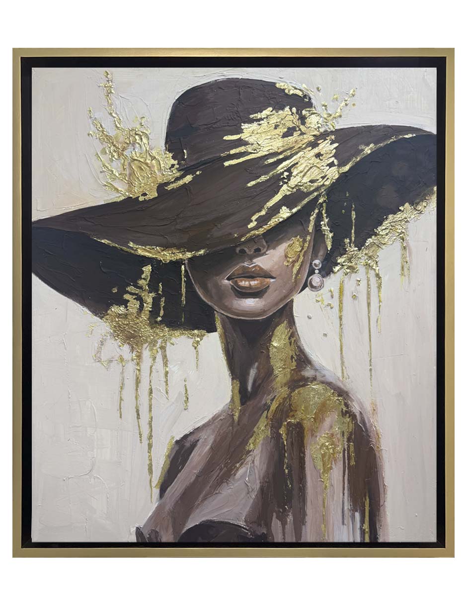 Pintura el peso de la elegancia técnica acrílico