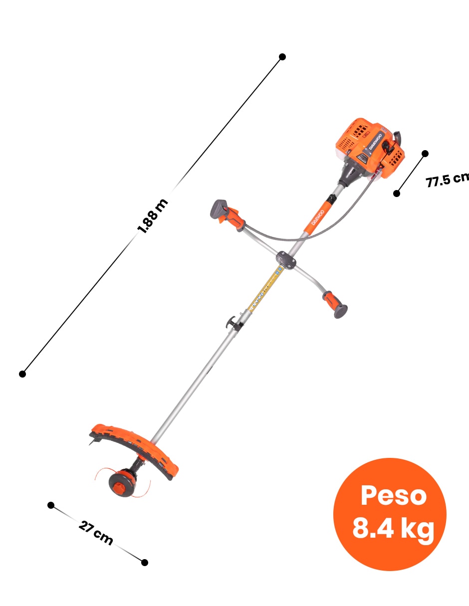 Desbrozadora Gasolina de Hilo DABC520-CQ 9
