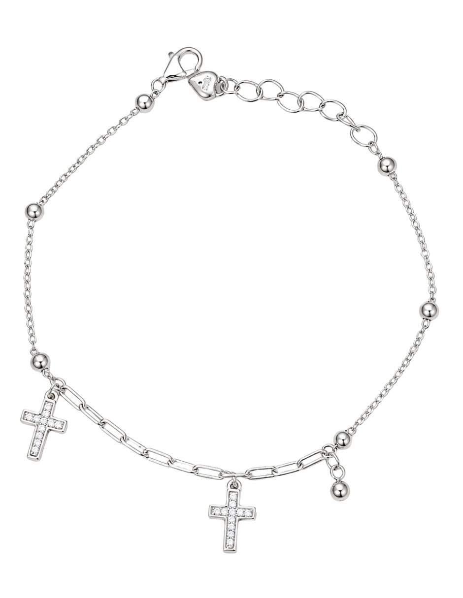 Pulsera de plata con zirconia p 925 Pulsera de plata con zirconia p 925