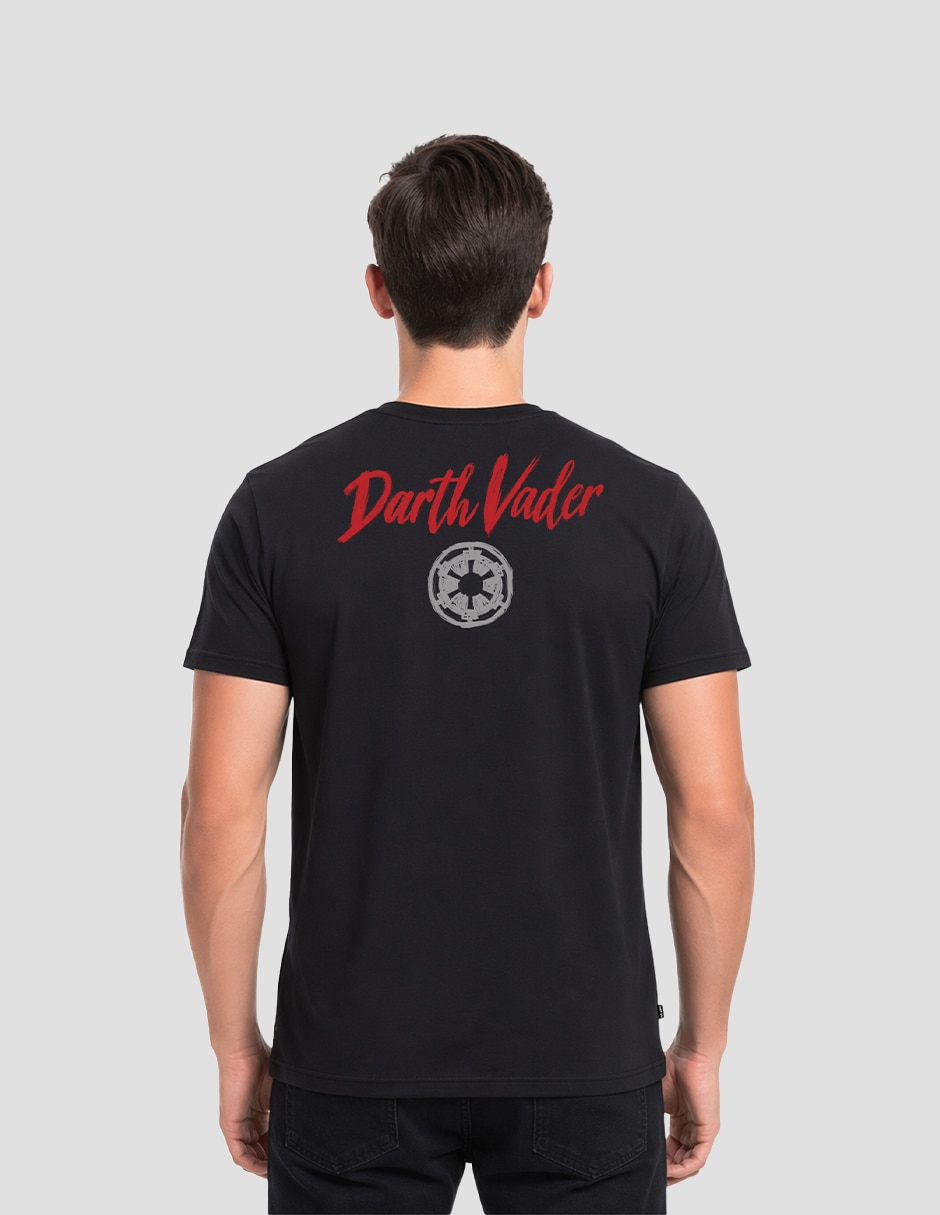 Playera star wars torso darth vader cuello redondo para hombre 3