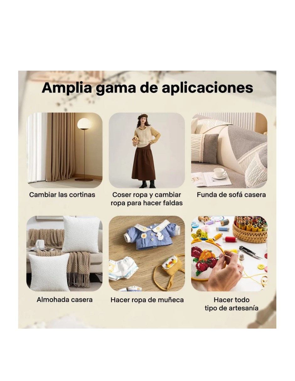 Máquina de coser portátil 2