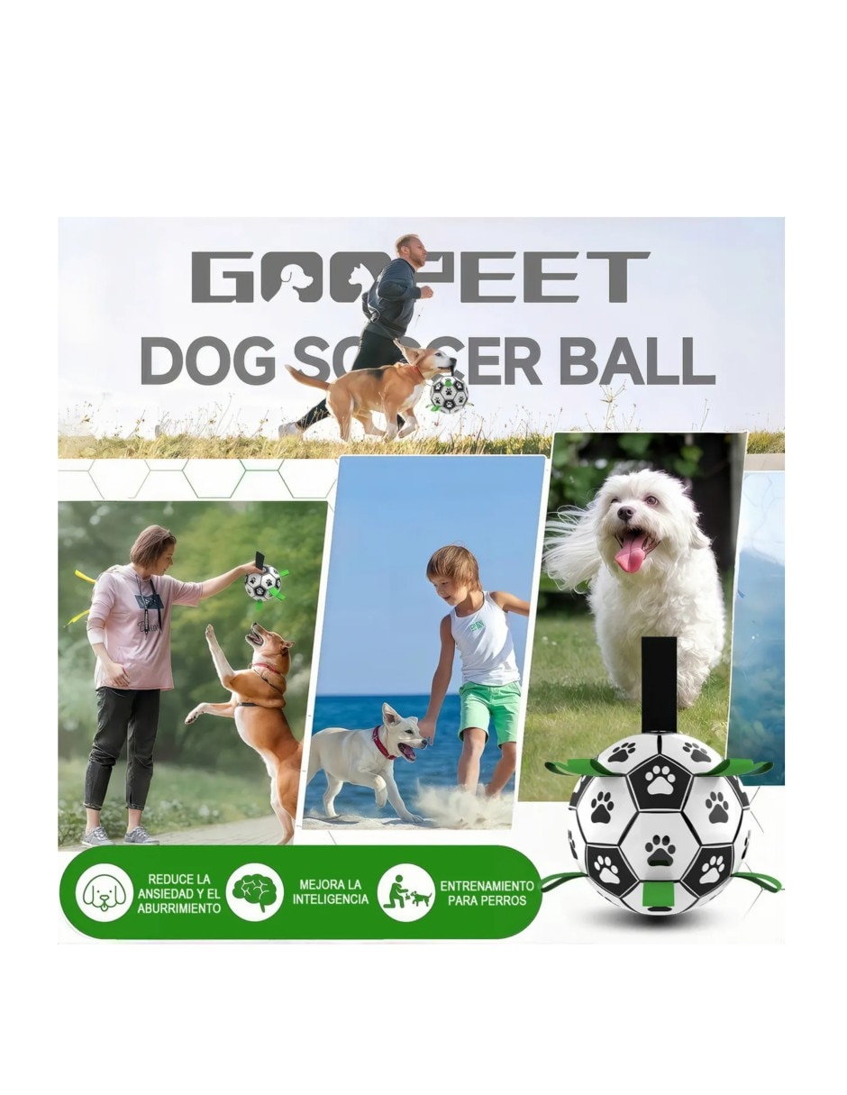 Pelota para perro fútbol 3