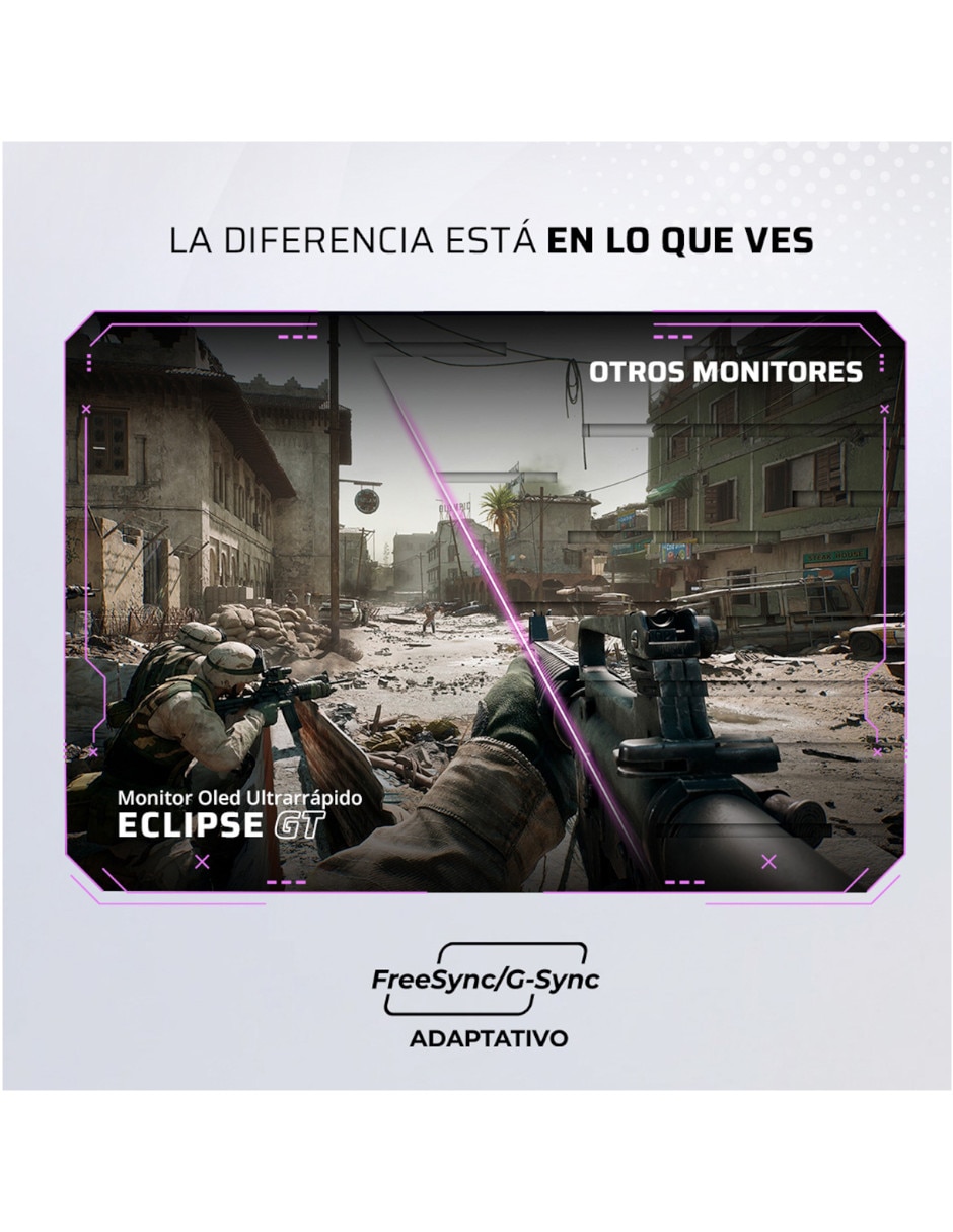 Monitor gamer BR-945950 QD-OLED 27 pulgadas