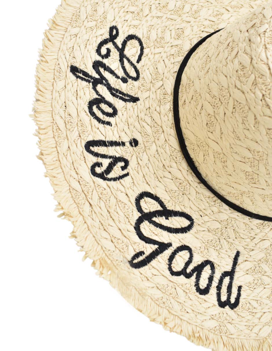 Sombrero casual estampado letra y frase 2