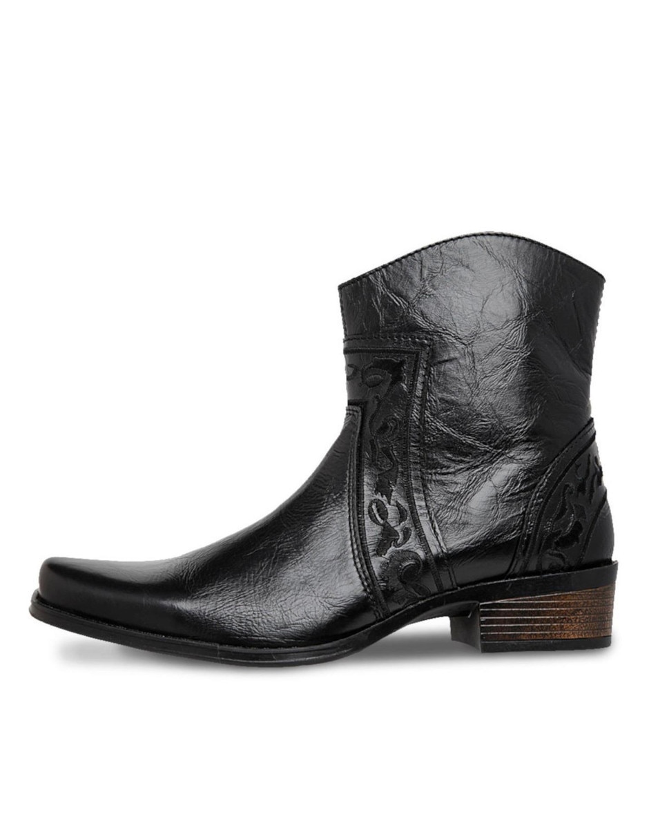 Bota de piel para hombre