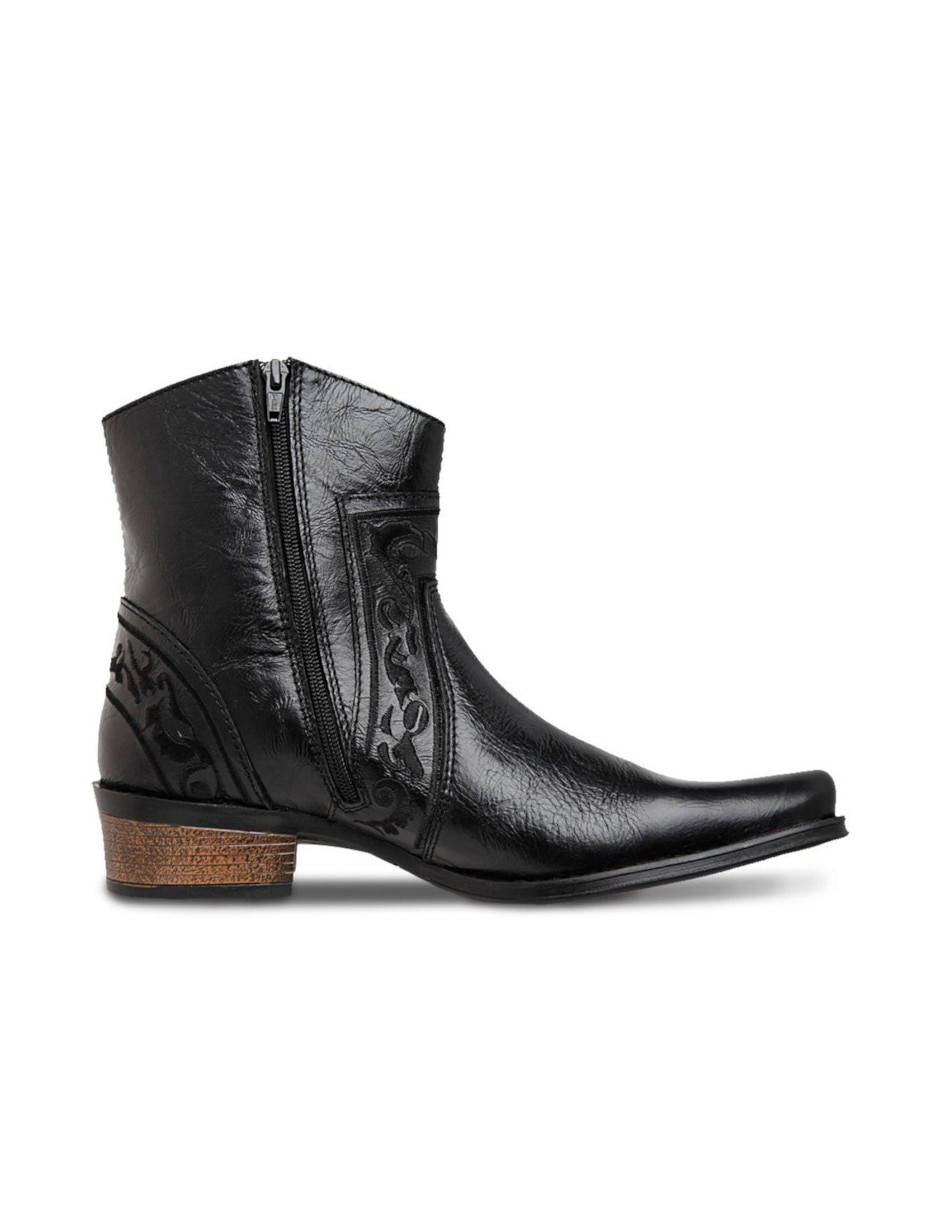 Bota de piel para hombre