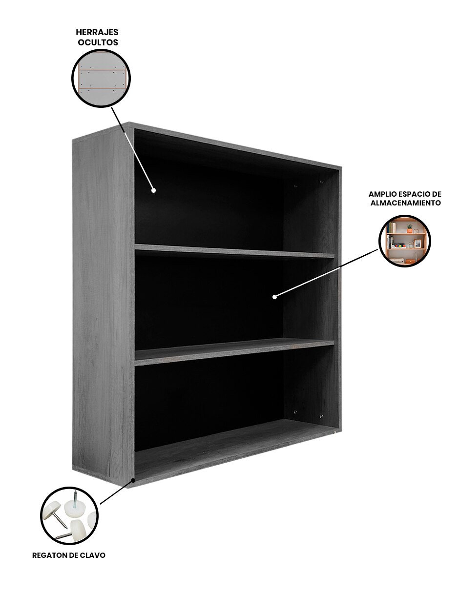 Librero armable Lili de MDF 6