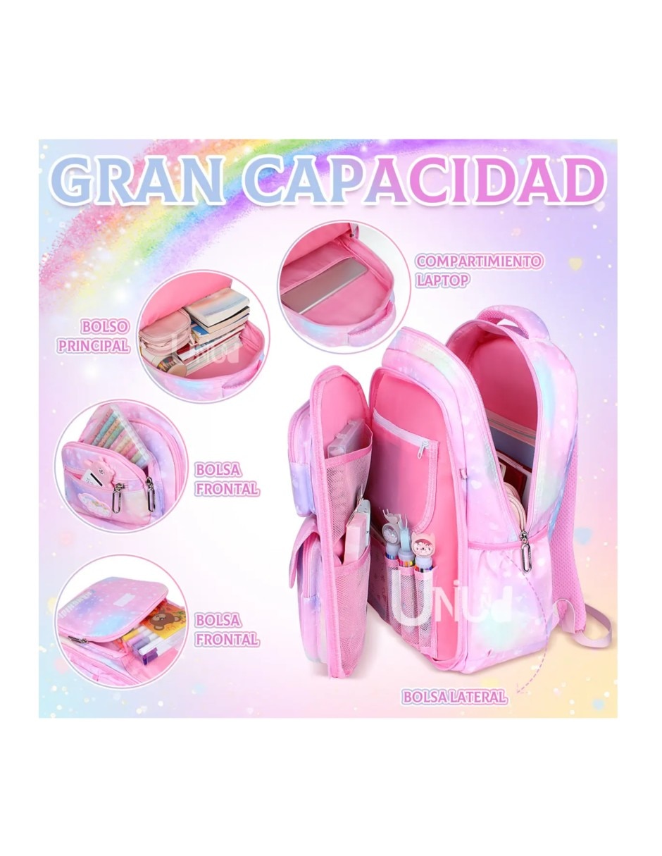 Mochila escolar friends para niña