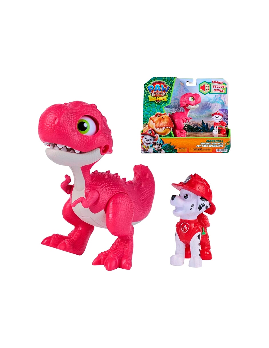 Figura de colección articulada paw patrol the dino movie marshall collectors con sonido