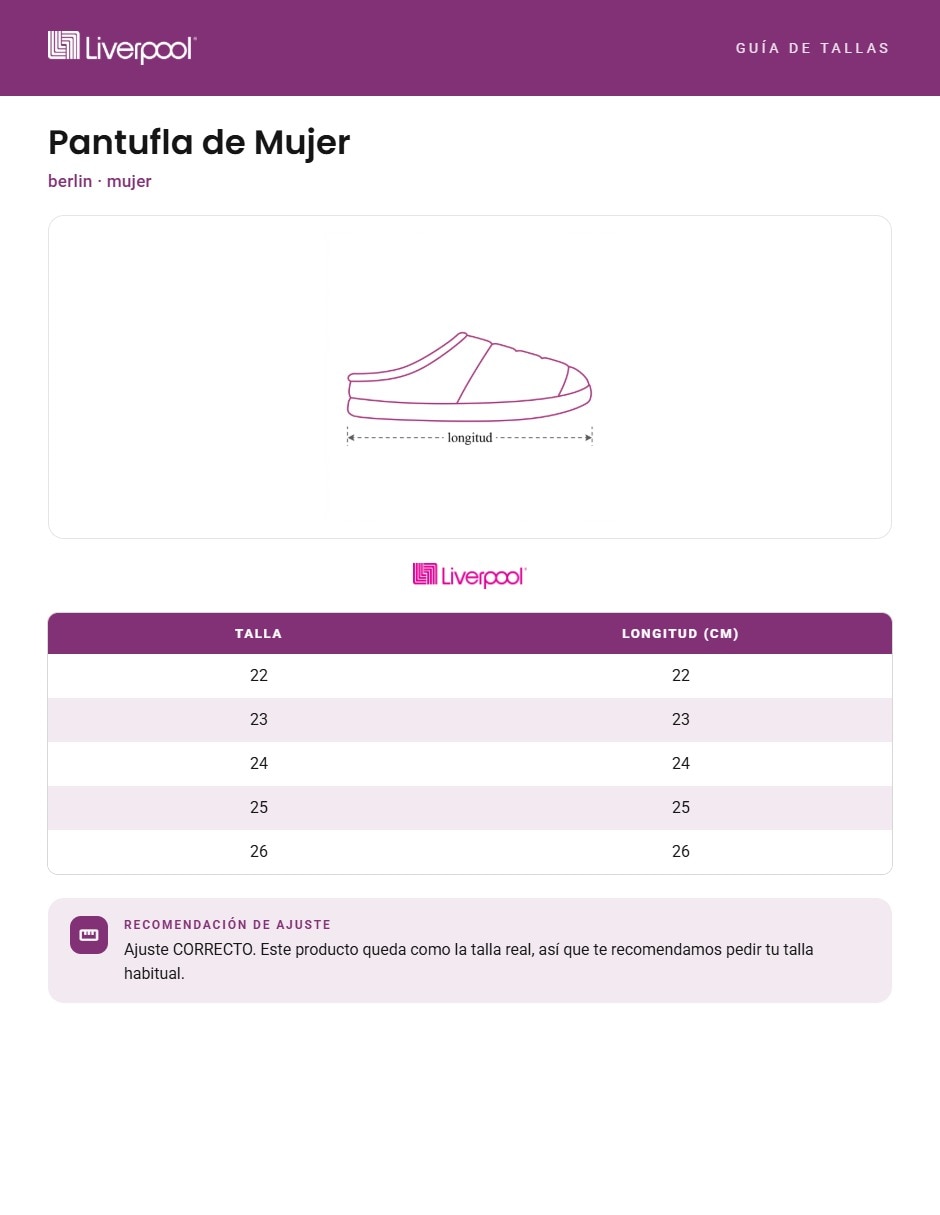 Pantufla para mujer 6