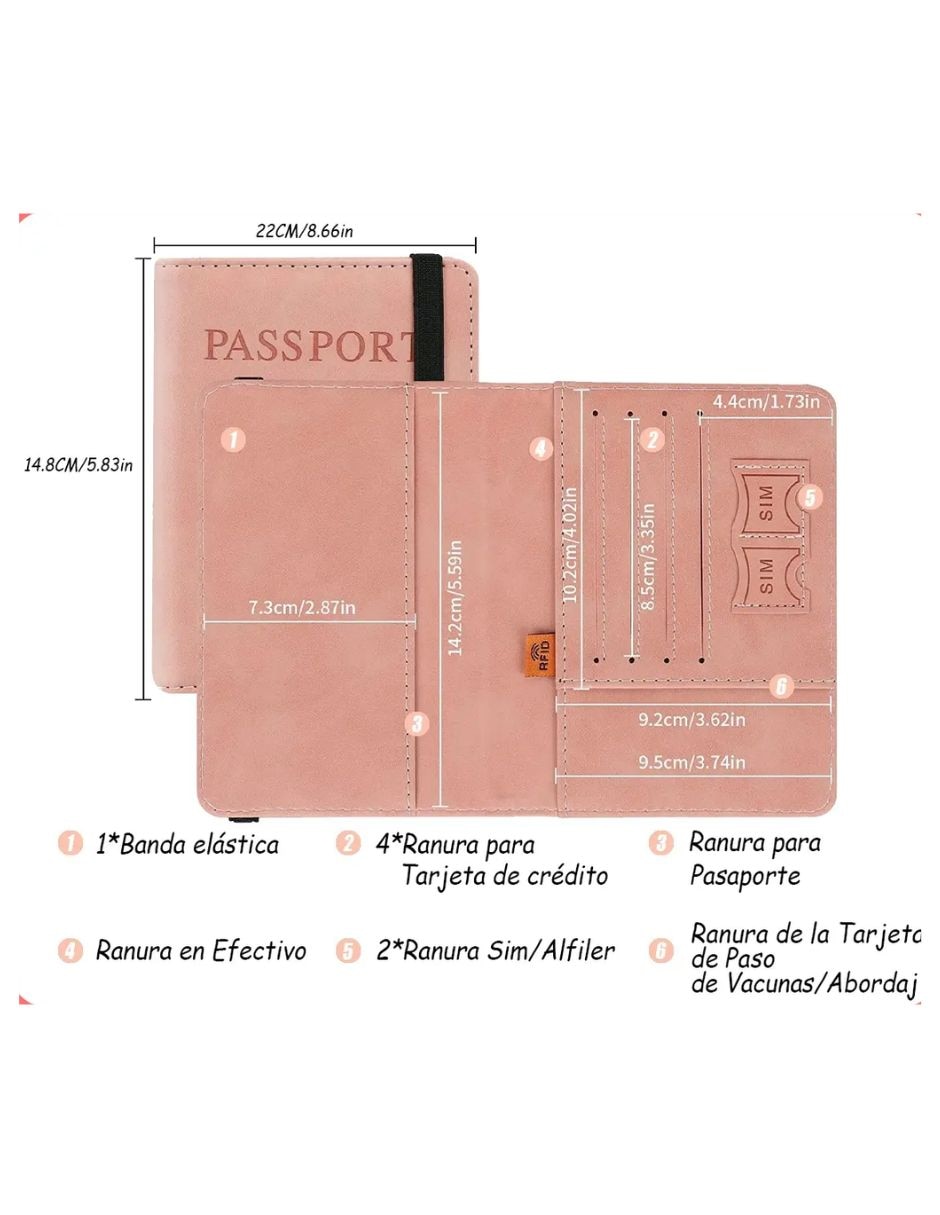 Porta pasaporte 4
