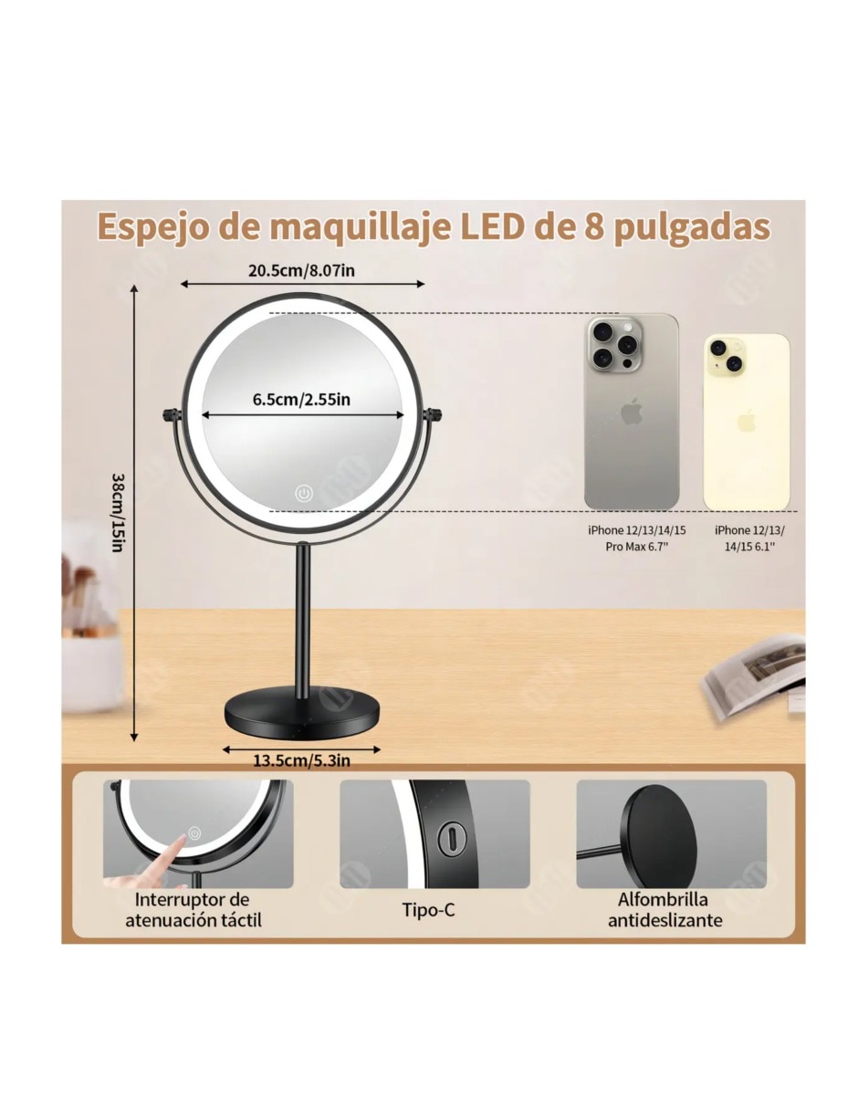 Set espejo/Espejo Circular 4