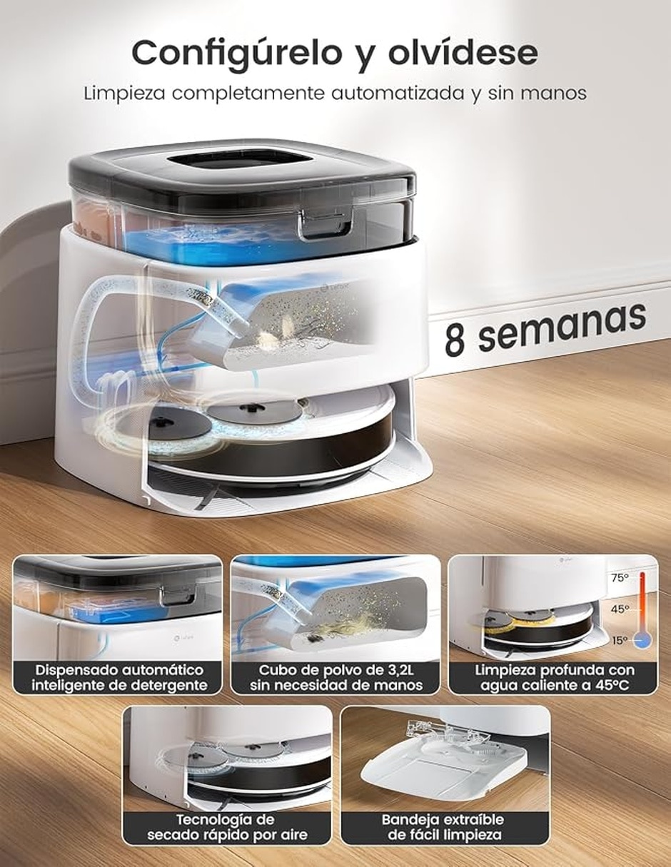 Aspiradora robot 5.5 litros 7