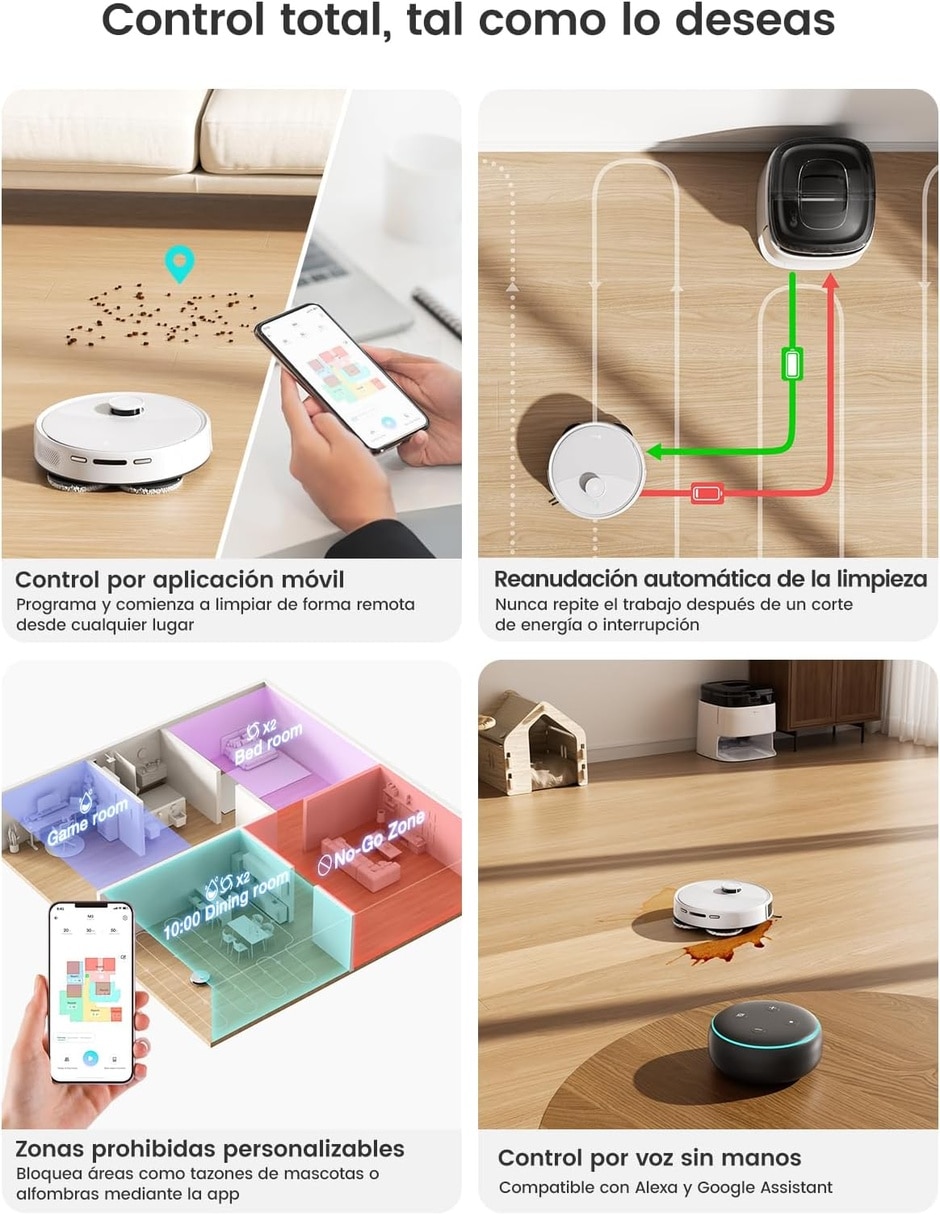 Aspiradora robot 5.5 litros 8