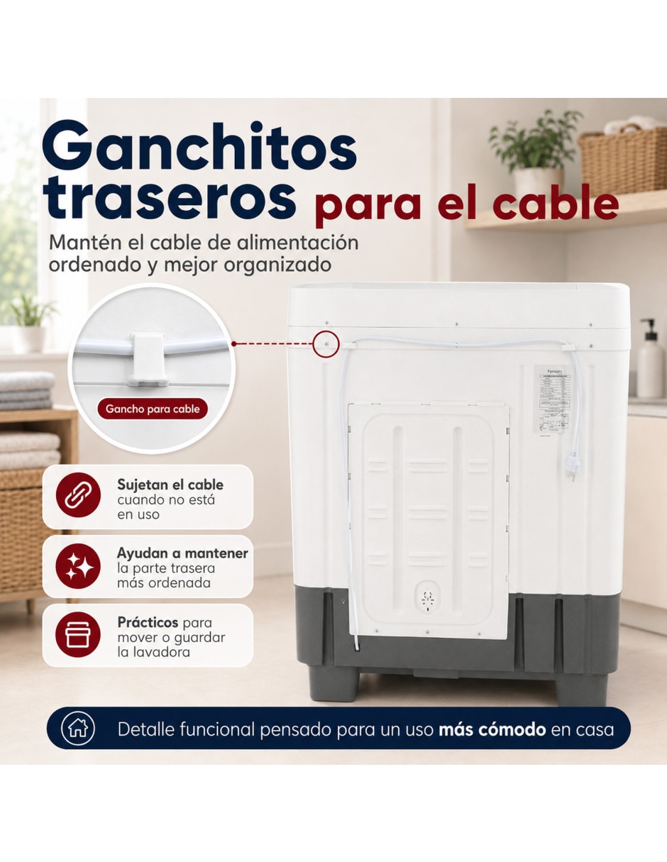 Lavadora 16 kg Semiautomática carga superior MKZ 5