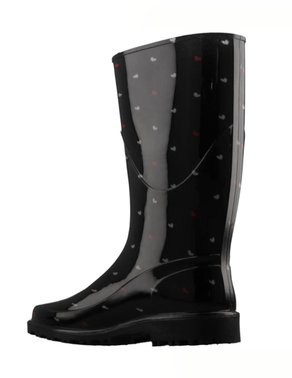 Bota para lluvia abajo de la rodilla para mujer 5