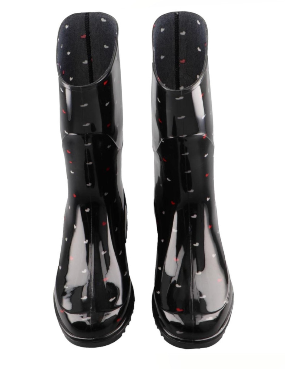 Bota para lluvia abajo de la rodilla para mujer 2