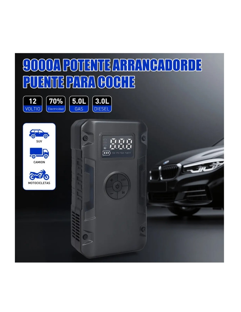Arrancador compacto para auto Arrancador de Autor 5
