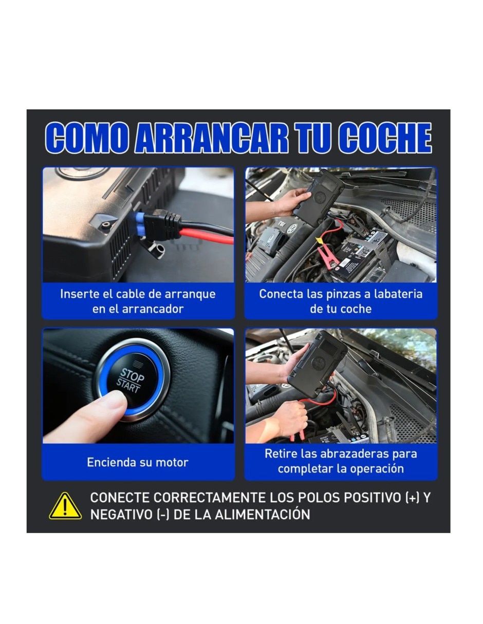Arrancador compacto para auto Arrancador de Autor 3
