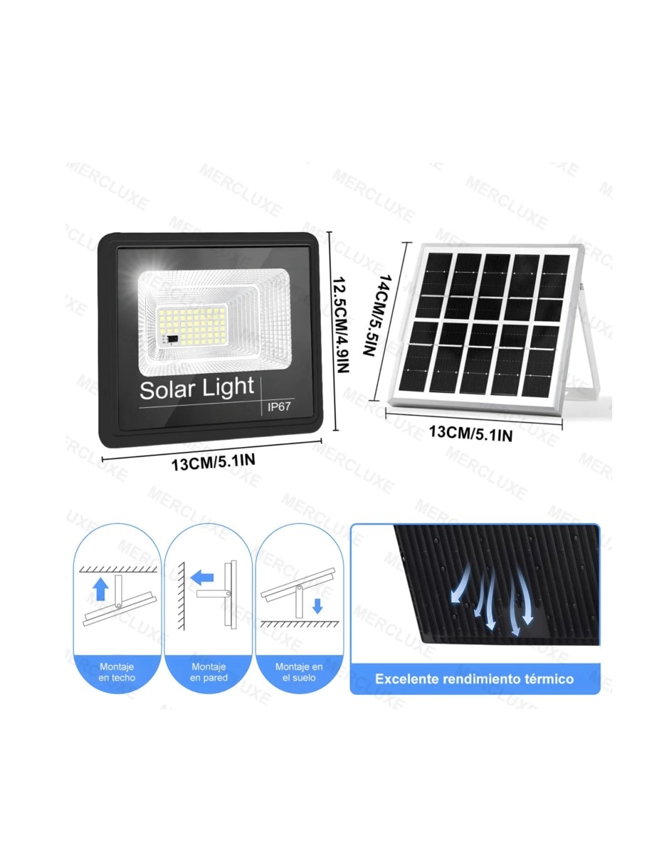 Lámpara solar led 4
