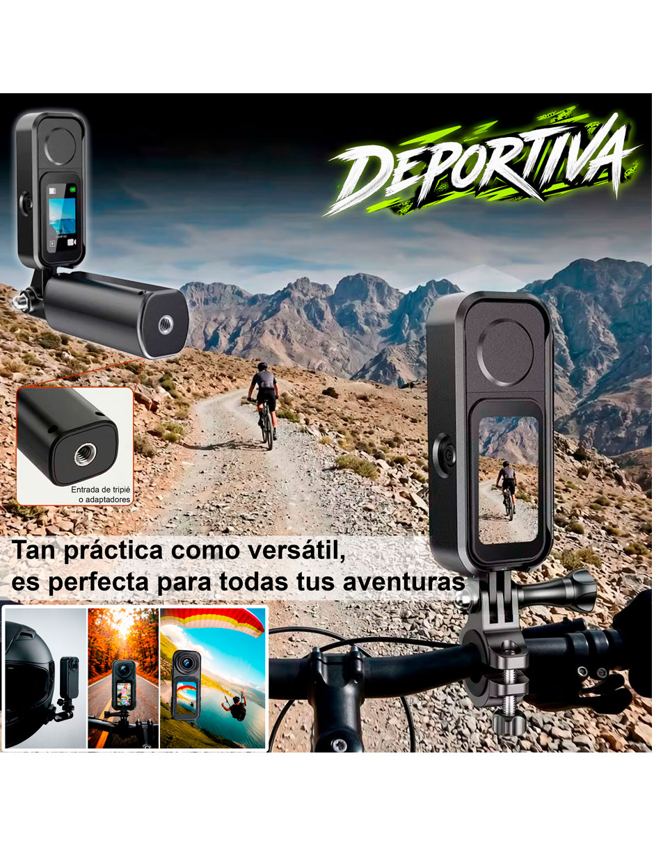 Cámara deportiva vd-m04-n 4k/uhd 4