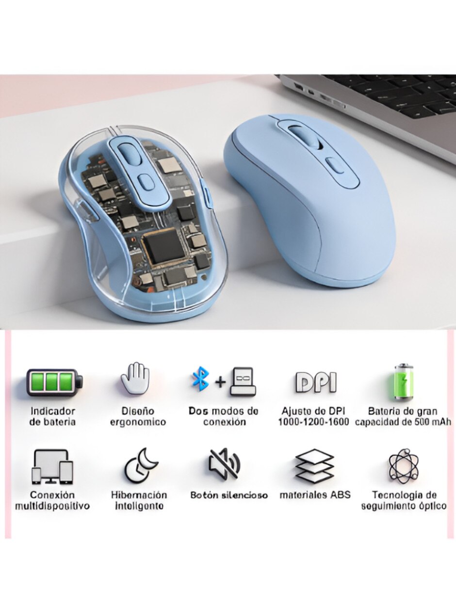 Mouse inalámbrico 3