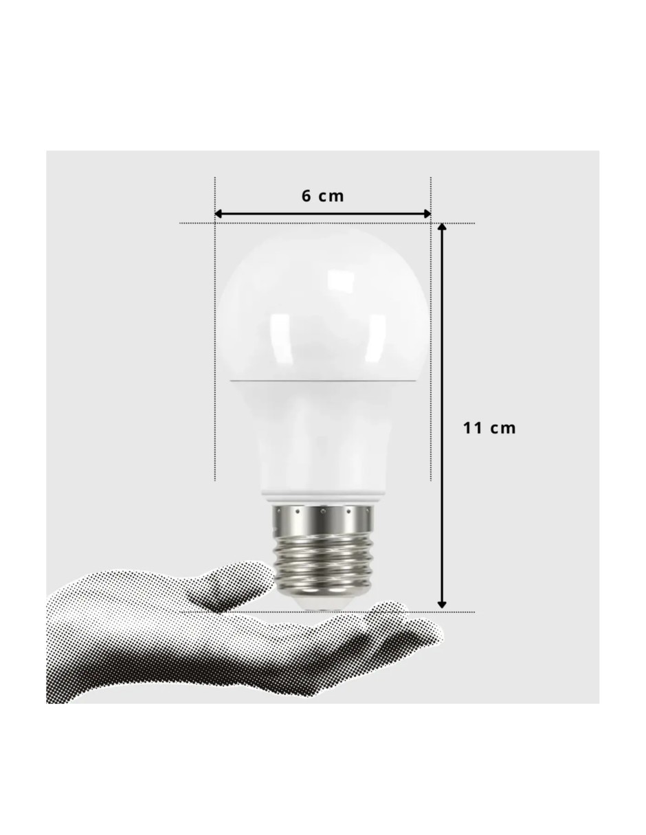 Foco Led 4.5 w de consumo 2.3 w de iluminación 120 lm lúmenes