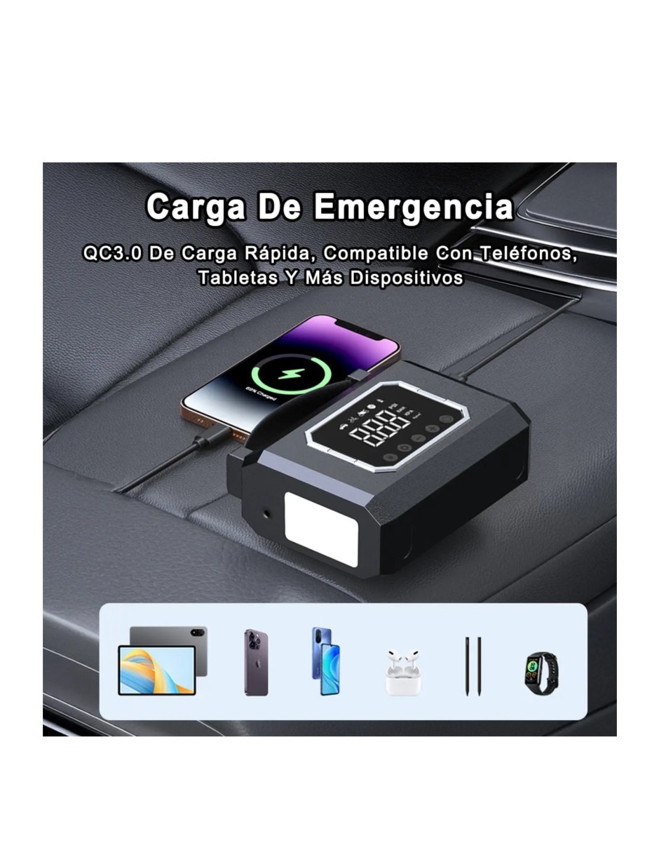 Arrancador compacto para auto Arrancador Auxiliar 2