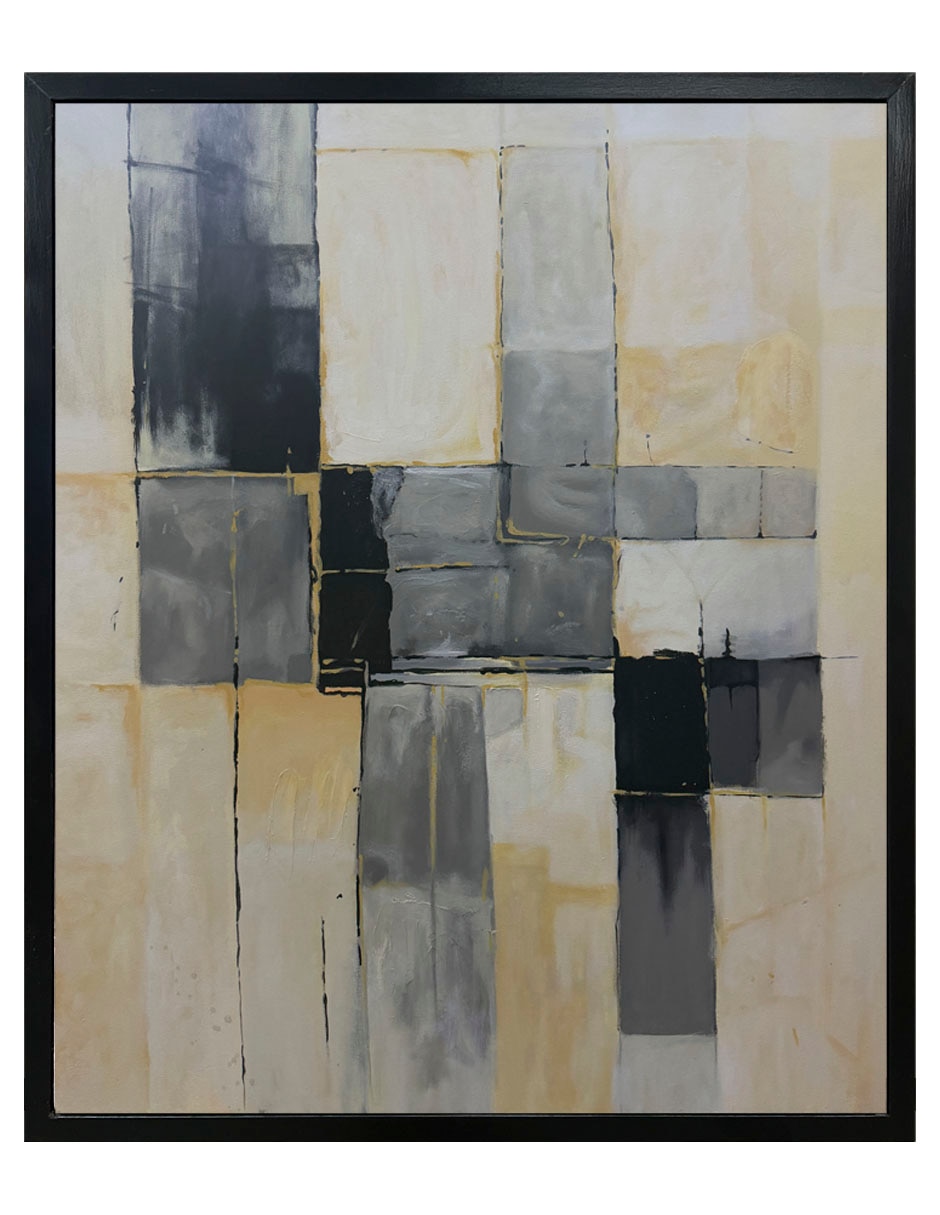 Pintura equilibrio fragmentado técnica acrílico Pintura equilibrio fragmentado técnica acrílico