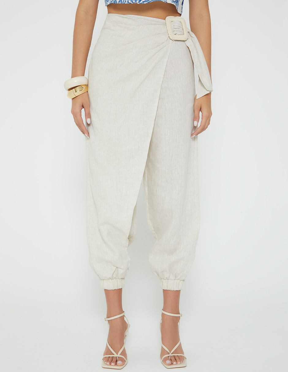 Pantalón jogger barrel para mujer