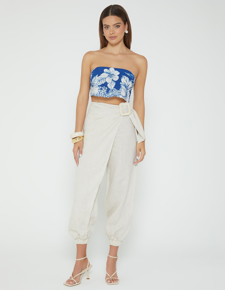 Pantalón jogger barrel para mujer 4