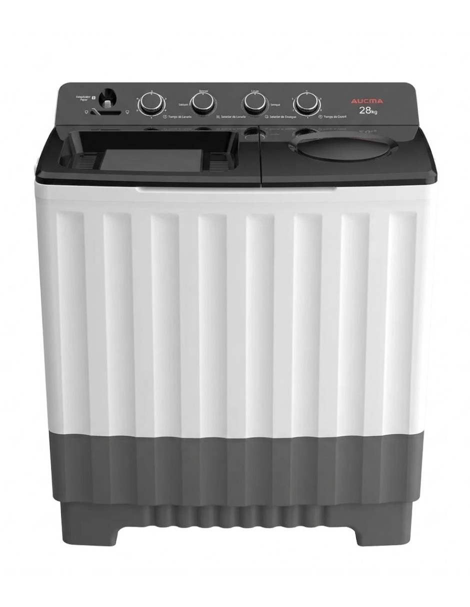 Lavadora doble tina semiautomática carga carga superior awtt28wxxat