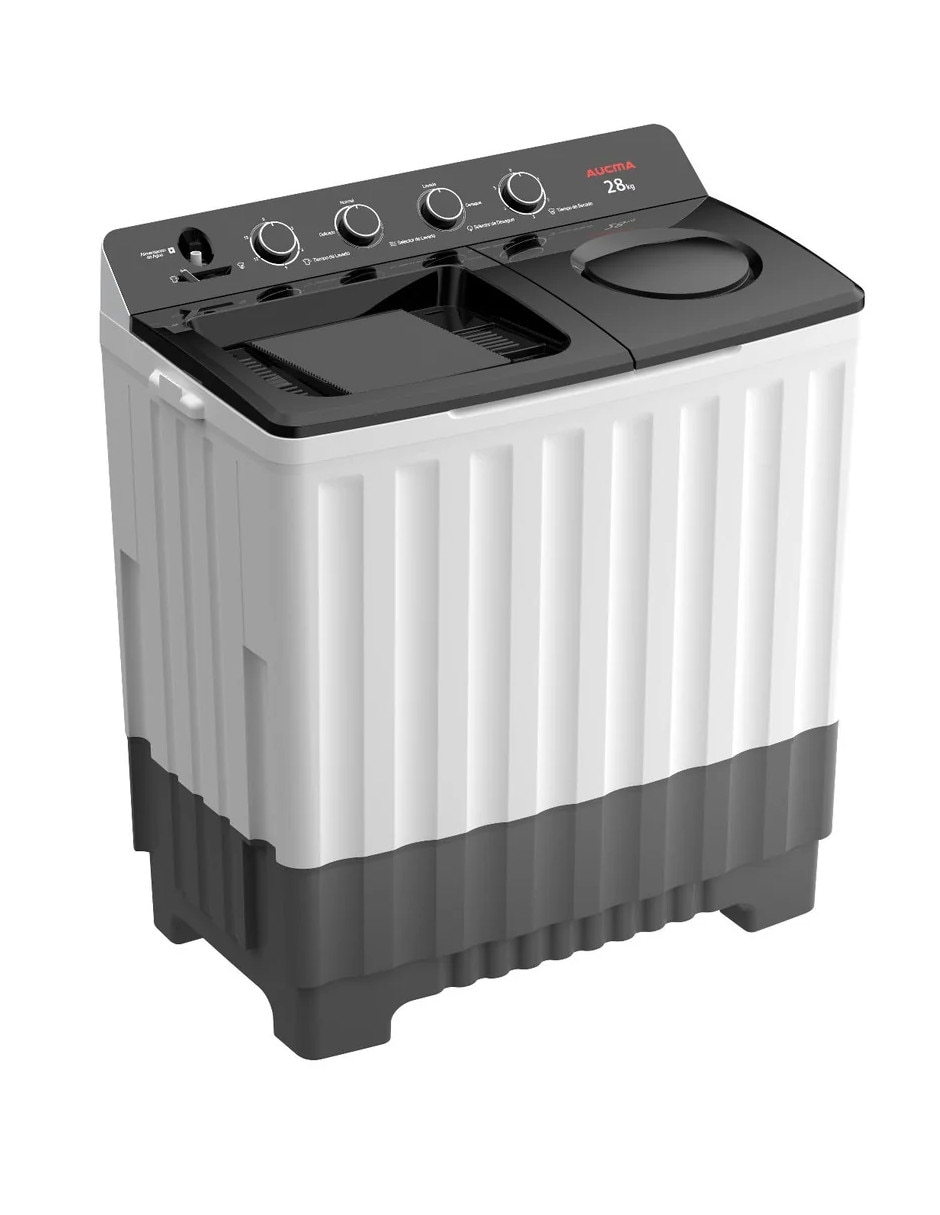 Lavadora doble tina semiautomática carga carga superior awtt28wxxat 5