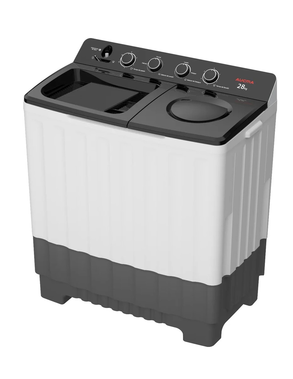 Lavadora doble tina semiautomática carga carga superior awtt28wxxat 4