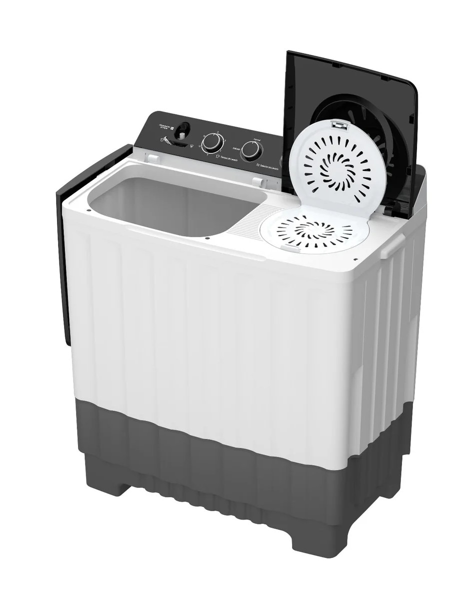 Lavadora doble tina semiautomática carga carga superior awtt28wxxat 3