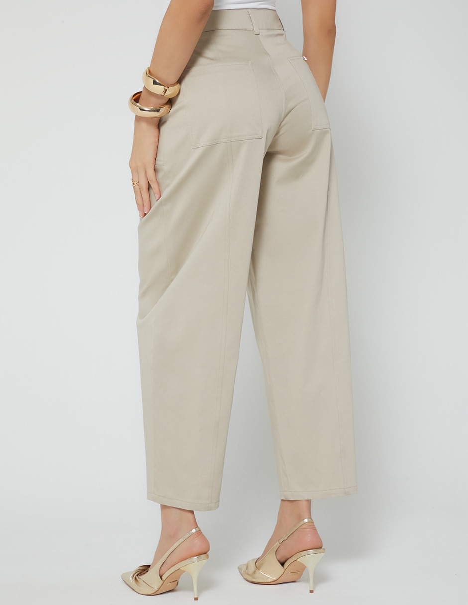 Pantalón boho recto para mujer 4