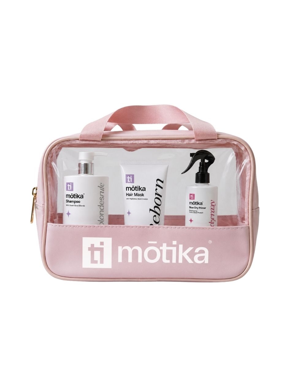 Set capilar Reparación y Protección Térmica para cabello rubio 4 piezas